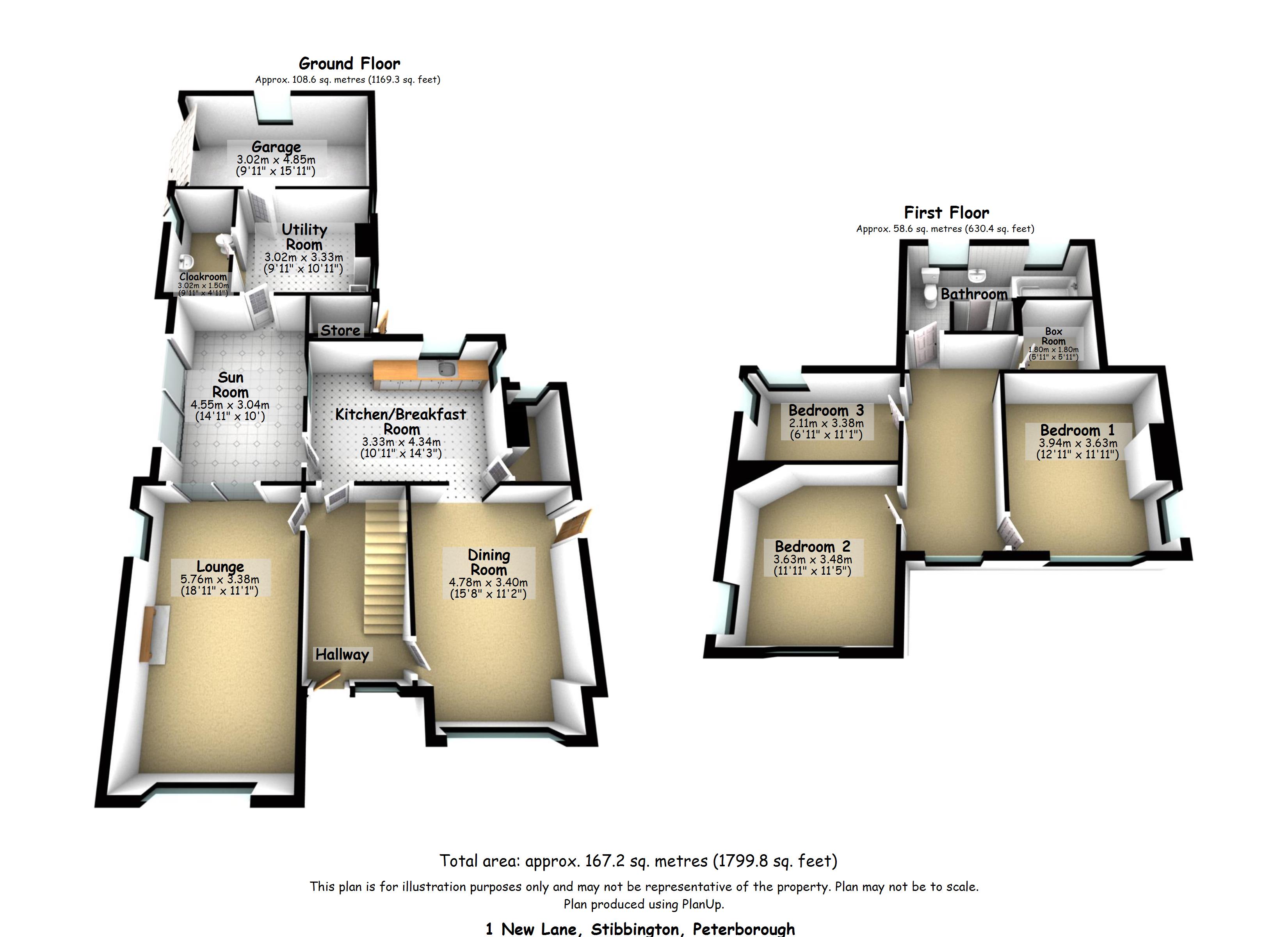 1 New Lane, Stibbington, Peterborough Capitol Lettors