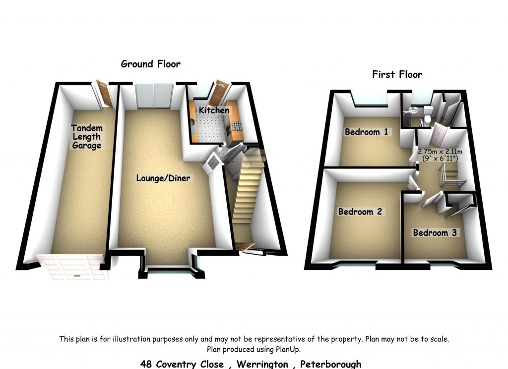 48 Coventry Close , Werrington , Peterborough Capitol Lettors
