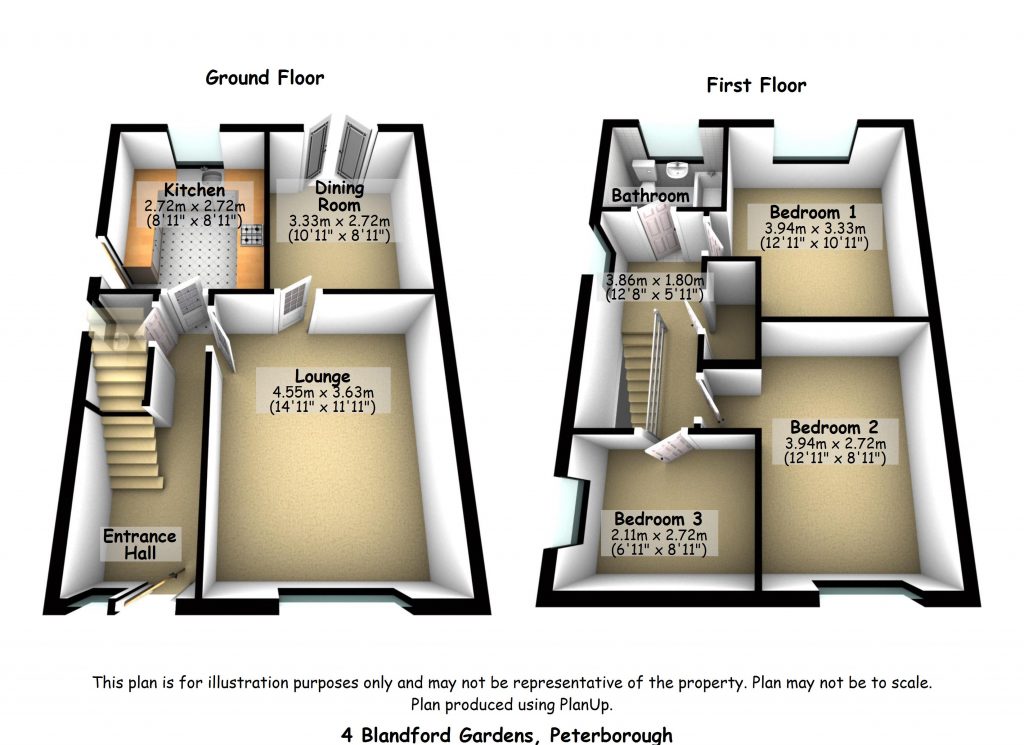 4 Blandford Gardens, Peterborough Capitol Lettors